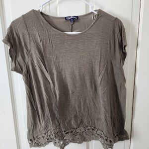 Womens freshman brown blouse size xs